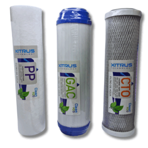 Repuesto de Filtro 3 Etapas. Pack